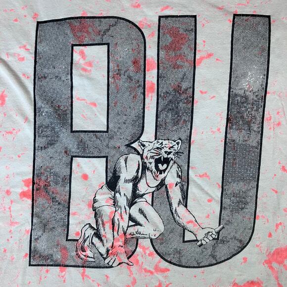 Vintage 1990s Baker University Wildcats College T-shirt - Picture 9 of 9